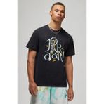 Nike Jordan Mens Tee Grafik Baskılı Pamuklu Erkek Tişört Siyah