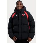 Nike Jordan Nba Chicago Bulls Synthetic Fill Loose Fit Jacket Sentetik Dolgu Geniş Kalıp Mont Siyah Kırmızı - XL - Siyah - Kırmızı