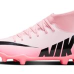 Nike Jr Mercurial Superfly 9 Club üniseks spor ayakkabı, Pembe Köpük Siyah, 37.5 EU