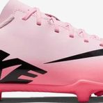 Nike Jr Vapor 15 Club Fg/Mg Dj5958-601 Toz Pembe Cocuk Cim Zemin Kramponu