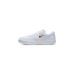 Nike Kadın Court Vintage PRM spor ayakkabı, Beyaz Siyah Total Turuncu, 36.5 EU