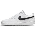 Nike Kadın DH3158-101 W Court Vısıon Lonn Beyaz-Siyah Spor Ayakkabı Gizli Dolgu Taban Konforlu Tasarım - Beyaz - Siyah