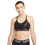 Nike Kadın Dri Fit Indy Strpy Sparkle sütyen, Siyah/siyah/koyu gri, S