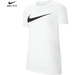 Nike Kadın Dri-Fit Park T-Shirt Beyaz Nefes Alabilir Kumaş ile Şık Tasarım