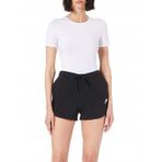 Nike Kadın Nsessntl Flc Hr Ft Şort Siyah/Beyaz,M