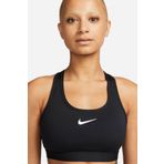 Nike Kadın Siyah Sport Bra M W NK SWSH MED SPT BRA Modeli