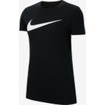 Nike Kadın T-Shirt Dri-Fit Park Günlük Kullanım için Rahat Kesim Siyah Renkli Tasarım CW6967-010 - XS