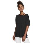 Nike Kadın W Nk Yoga Layer Ss Top Yoga Tişört