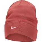 Nike Kid's Cuffed Beanıe Çocuk Manşetli Metal Swooshlu Bere Bordo - Standart