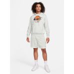 Nike Kırık Beyaz Erkek Kapüşon Yaka Baskılı Sweatshirt FB7137-025-M NK DF STD ISS PO HOODI