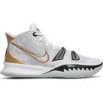 Nike Kyrie 7 White Black Gold Erkek Spor Ayakkabi