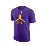 Nike LAL M NK ES NBA JDN SS TE Kısa Kollu Mor Erkek T-shirt