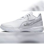 Nike Lebron Nxxt Nesil Ampd Basketbol Ayakkabıları FJ1566-102 (Bir Numara Büyük Almanızı Öneriyoruz) - Beyaz - Gri