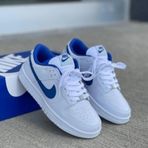 Nike Low Retro Sb Günlük Kullanım Düz Taban Unisex Spor Ayakkabı Beyaz Mavi