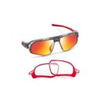 Nike M FV2391 060 59 Flyfree Outdoor Kırmızı Aynalı Değiştirilebilir Camlı Füme Unisex Güneş Gözlüğü