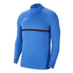 Nike M Nk Df Acd21 Dril Top Erkek Mavi Futbol Uzun Kollu Tişört