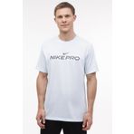 Nike M NK DF TEE DB NIKE PRO Mavi Kısa Kollu Erkek T-shirt