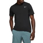 Nike M Nk Df Tee Dfc Crew Solid Siyah Erkek Antrenman Tişörtü