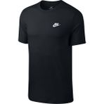 Nike M Nsw Club Tee Erkek Tişört Siyah Yumuşak Pamuklu Kumaşla Rahat Günlük Kullanım İçin - 3XL