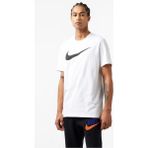 Nike M Nsw Tee Icon Swoosh Beyaz Erkek Tişört Yumuşak Pamuklu Kumaş ile Günlük Kullanım İçin - 2XL