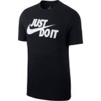 Nike M Nsw Tee Just Do It Swoosh Erkek Siyah T-shirt - AR5006-011 - L