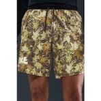 Nike Men's Dri-FIT 7" Brief-Lined Printed Running Yaprak Desenli Koşu Antreman Şort Yeşil
