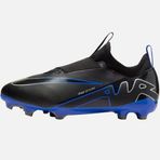 Nike Mercurial Air Zoom Vapor 15 Academy FG/MG Çoraplı Çocuk Kramponu Siyah