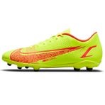 NIKE Mercurial Vapor 14 Club FG/MG Erkek Futbol Kramponu, Volt Parlak Kızıl, 42.5 EU