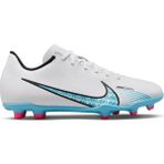 Nike Mercurial Vapor 15 Club FG/MG Çocuk Beyaz Futbol Ayakkabısı Çorapsız Plastik Malzeme