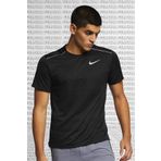 Nike Miler Dri Fit Running Tee Black Reflektörlü Koşu Antrenman Tişörtü Siyah