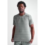 Nike Miler Dri Fit Running Tee Grey Reflektörlü Koşu Antrenman Tişörtü Gri - S