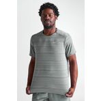 Nike Miler Dri Fit Running Tee Grey Reflektörlü Koşu Antrenman Tişörtü Gri