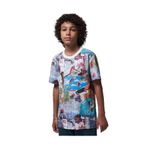 Nike Mj Brooklyn Collage Aop SS Erkek Çocuk T-Shirt 95D265-782, 10-12 Yaş