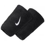 Nike N.NN.05.010.OS Swoosh Doublewide Wristbands Siyah Havlu Bileklik