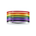 Nike N0002547950OS Skinny Headbands 8 Adet Unisex Çok Renkli Antrenman Saç Bandı