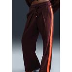 Nike Naomi Osaka High Waisted Loose Knit Trousers Bol Kesim Kadın Eşofman Altı Bordo