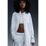 Nike Naomi Osaka Oversized Dress Gold Fermuar Bol Kesim Kadın Elbise Beyaz