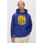Nike Nba Golden State Warriors Essential Hoodie Polar Kapşonlu Sweatshirt Mavi