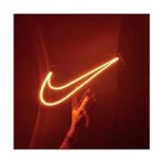 Nike Neon LED Dekoratif Duvar Aydınlatması Neon Duvar Yazısı Sihirli LED - Turuncu