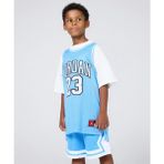 Nike Nıke Jordan 23 Jersey Erkek Çocuk Atlet Forma - 13 - 15 Yaş - Mavi