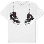 Nike Nıke Jordan Aj3 Shoe Strıngs Erkek Çocuk Tişört 95F483 - 13 - 15 Yaş - 001-Beyaz