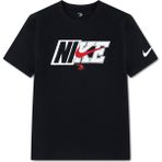 Nike Nıke Rwb Splıced Swoosh Tee Erkek Çocuk Tişört 9Q1432 - 8 - 10 Yaş - Siyah