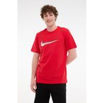 Nike NSW Tee 12MO SWSH SP25 Kırmızı Kısa Kollu Erkek T-shirt