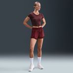 NIKE One Fitted Dri-FIT Ss Top Kadın Bordo Tişört FN2804-652