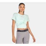 Nike One Luxe Dri-Fit Kadın Yeşil Antrenman Tişört DD4921-379 - XS