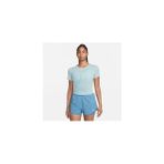 Nike One Luxe Dri Fit Standard Kadın Tişört DD4921-442 - XS - Lacivert