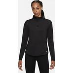 Nike One Therma-FIT Half Zip Kadın Siyah Sweatshirt