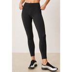 Nike One Training Dri Fit Gym Life Swoosh High Rise Full Length Kadın Yüksek Bel Cepli Antrenman Taytı Siyah