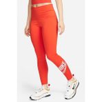 Nike One Training High Rise Leggings Yüksek Belli Toparlayıcı 2cepli Turuncu Tayt - XS