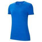 Nike, Park20, Tişört, Kraliyet Mavisi/Beyaz, M, Kadın